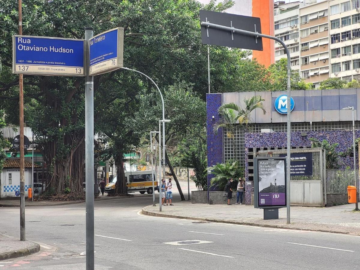 Voyagevip - Copacabana 03 Quartos Proximo Ao Metro Rio de Janeiro Exteriör bild